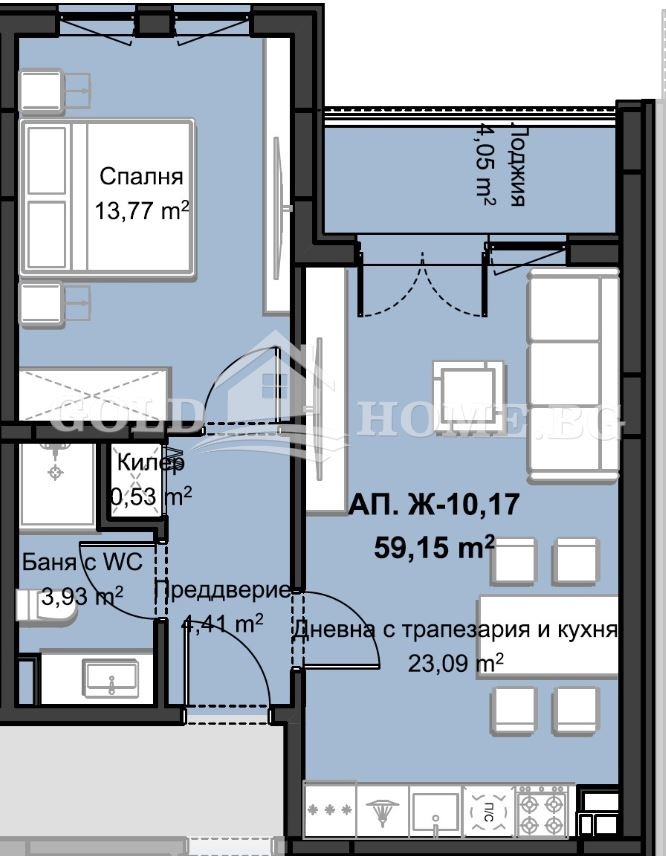 Продава 2-СТАЕН, гр. Пловдив, Христо Смирненски, снимка 2 - Апартаменти - 55050346