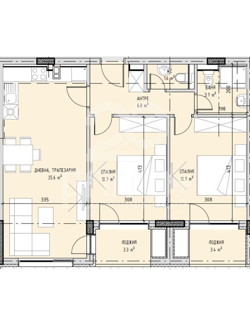 Zu verkaufen  2 Schlafzimmer Sofia , Malinowa dolina , 99 qm | 82249995 - Bild [3]