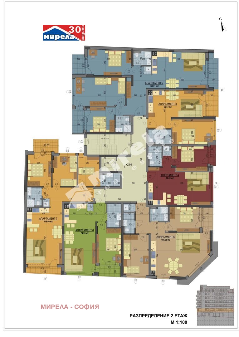 Продава  4-стаен град София , Банишора , 118 кв.м | 50923828 - изображение [2]