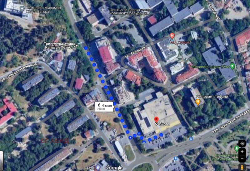 Продава ГАРАЖ, ПАРКОМЯСТО, гр. Стара Загора, Била, снимка 2 - Гаражи и паркоместа - 53372295