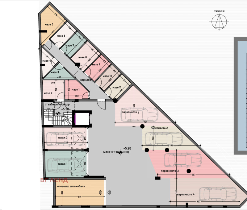 Продава ГАРАЖ, ПАРКОМЯСТО, гр. Стара Загора, Била, снимка 3 - Гаражи и паркоместа - 53372295