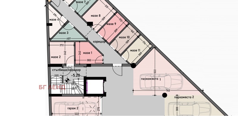 Продава ГАРАЖ, ПАРКОМЯСТО, гр. Стара Загора, Била, снимка 4 - Гаражи и паркоместа - 53372295