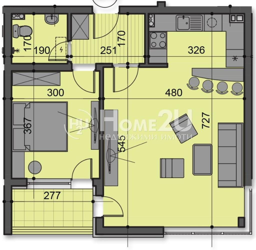 Продава 2-СТАЕН, гр. Пловдив, Остромила, снимка 9 - Апартаменти - 54412023