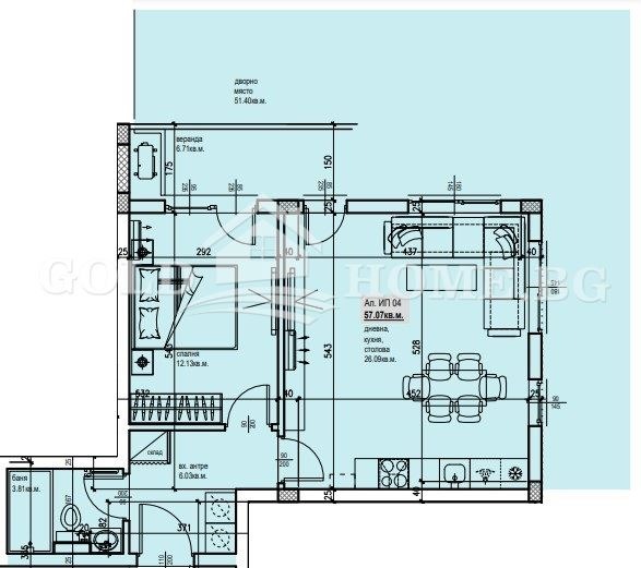 На продаж  1 спальня Пловдив , Остромила , 82 кв.м | 66790704 - зображення [4]