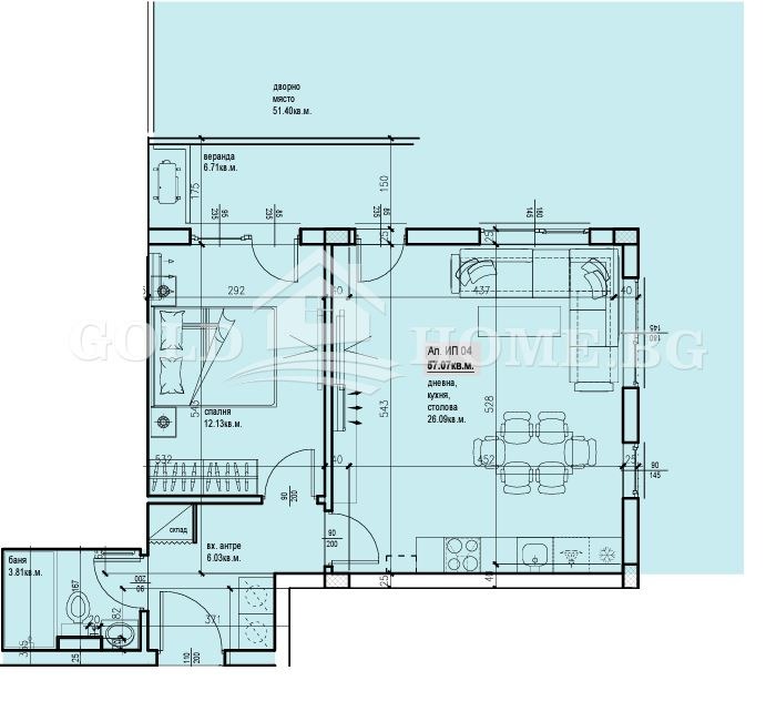 На продаж  1 спальня Пловдив , Остромила , 82 кв.м | 66790704 - зображення [5]