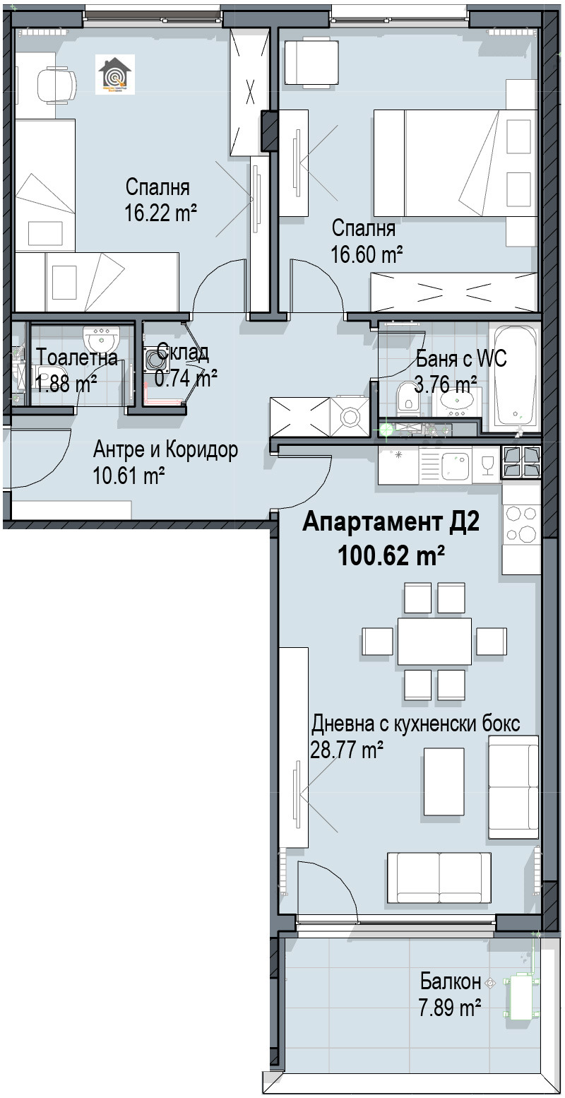 Продава 3-СТАЕН, гр. София, Кръстова вада, снимка 8 - Aпартаменти - 47560353