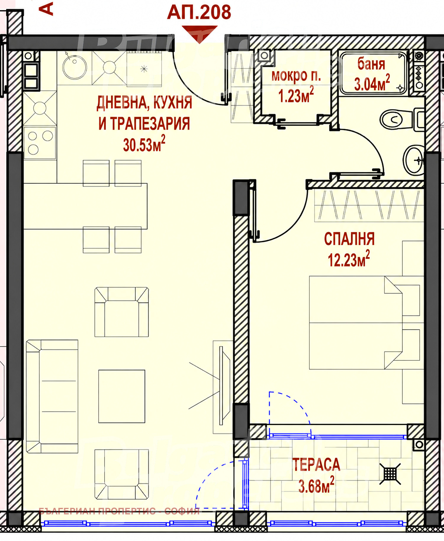 Продава 2-СТАЕН, гр. София, Люлин 4