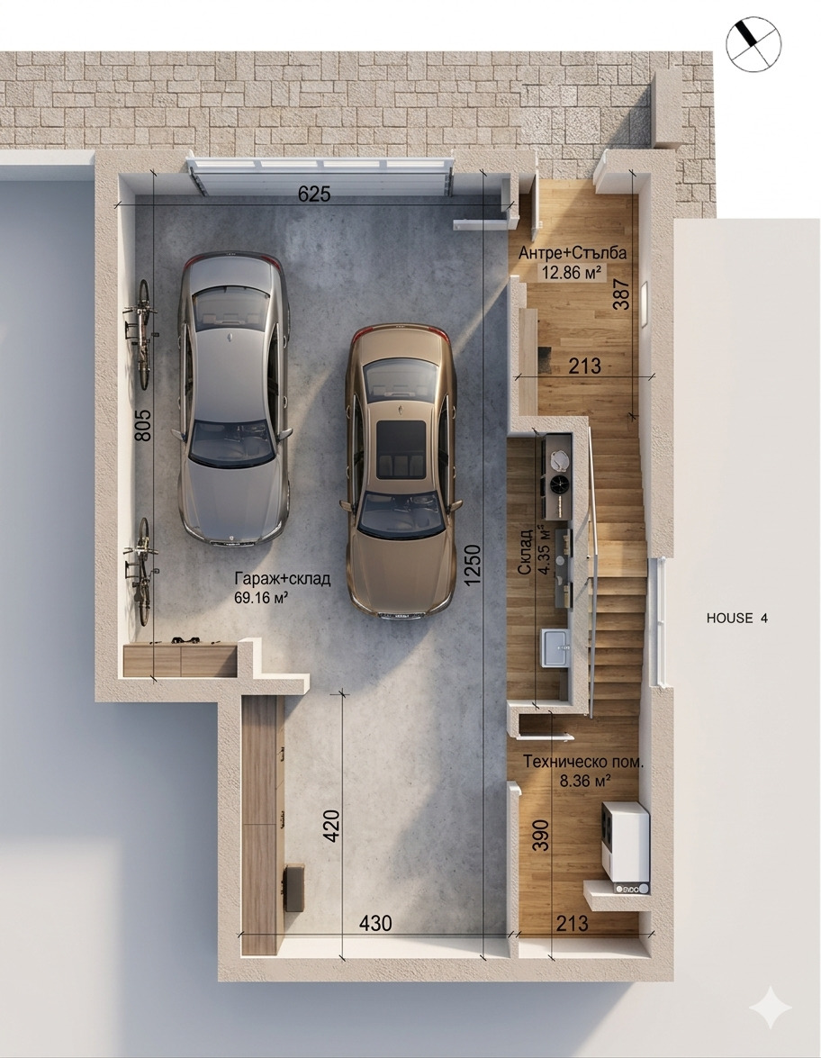 Продава КЪЩА, гр. София, Драгалевци, снимка 3 - Къщи - 54040173