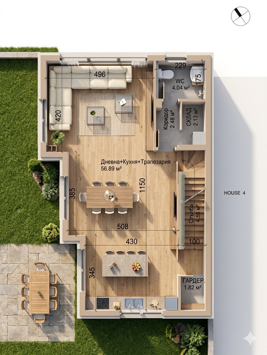 Продава КЪЩА, гр. София, Драгалевци, снимка 4 - Къщи - 54040173