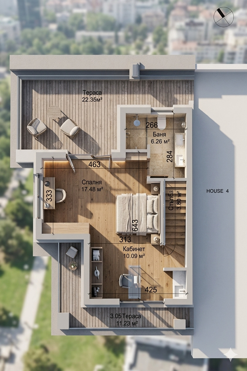 Продава КЪЩА, гр. София, Драгалевци, снимка 6 - Къщи - 54040173