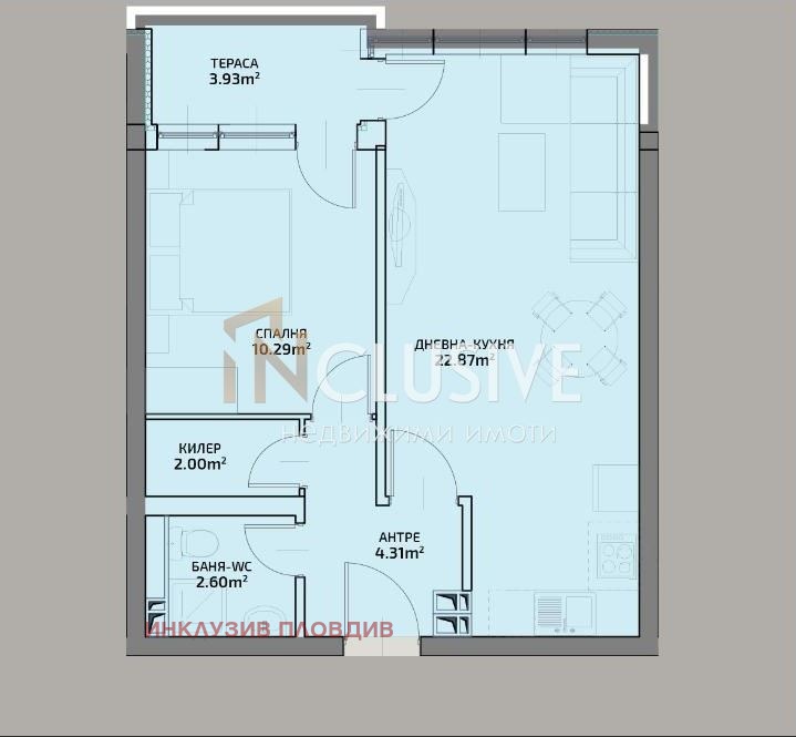 For Sale  1 bedroom Plovdiv , Tsentar , 66 sq.m | 16463039 - image [16]