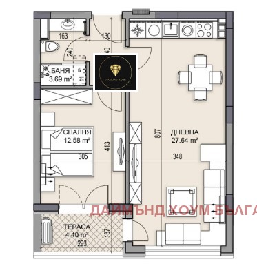 Продава 2-СТАЕН, гр. Пловдив, Гагарин, снимка 2 - Апартаменти - 53110838