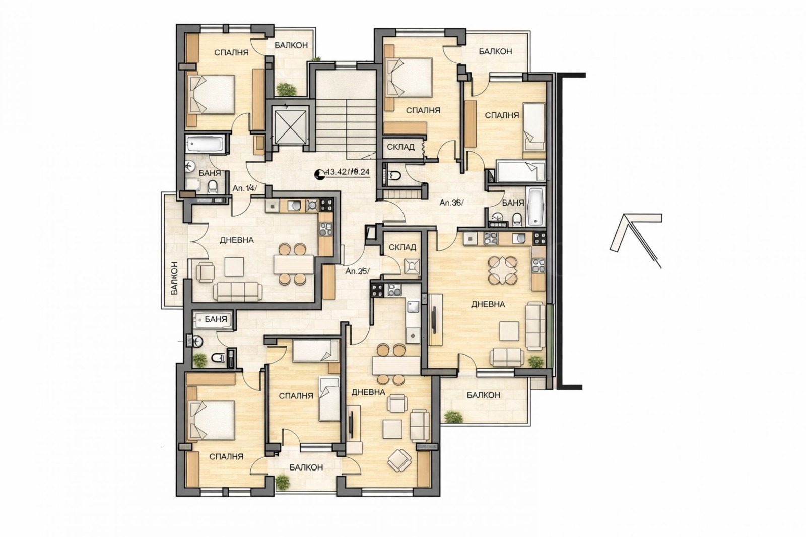 Продава 2-СТАЕН, гр. София, Малинова долина, снимка 2 - Апартаменти - 53691590