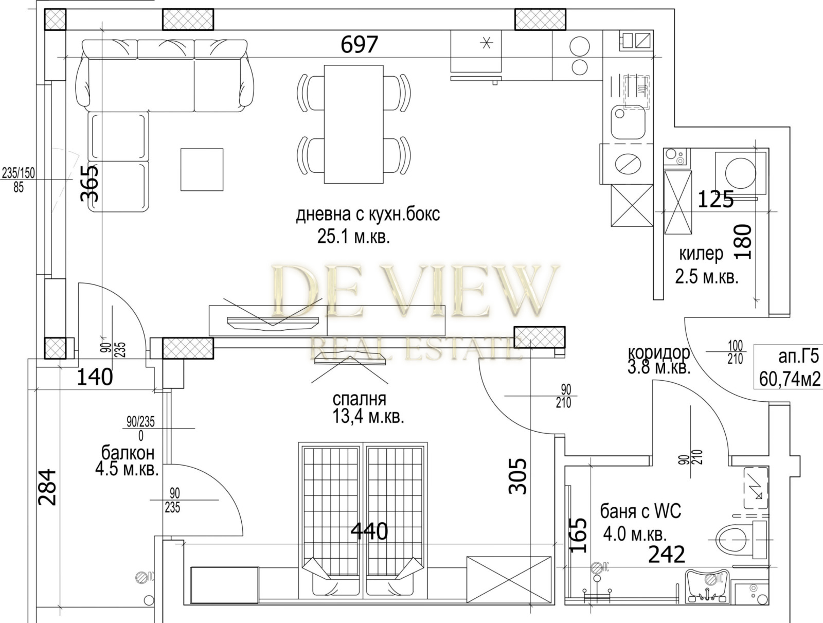 Продава 2-СТАЕН, гр. Варна, Кайсиева градина, снимка 4 - Апартаменти - 54697710