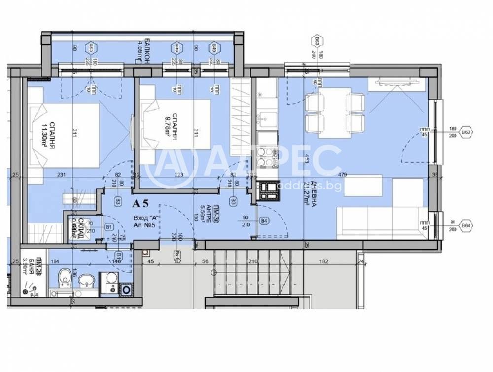 Продава 3-СТАЕН, гр. София, Манастирски ливади, снимка 3 - Апартаменти - 51931765