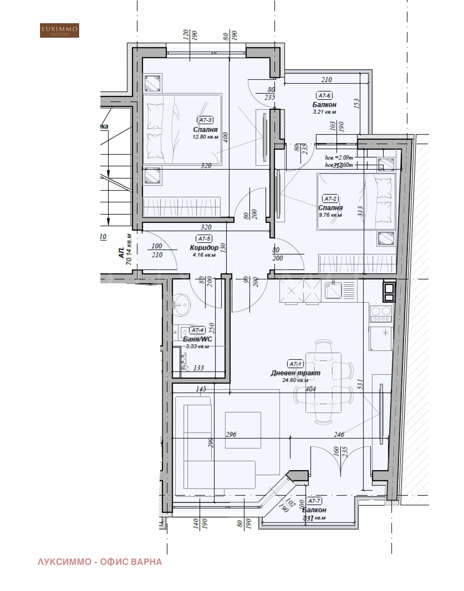Продава 3-СТАЕН, гр. Варна, Погреби, снимка 4 - Апартаменти - 53608949
