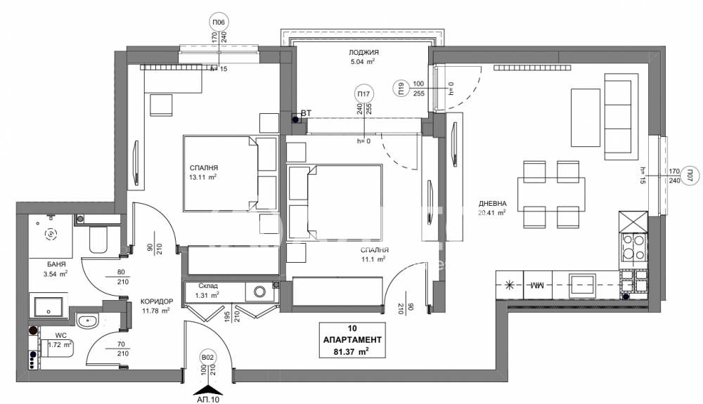 Продава 3-СТАЕН, гр. София, Обеля 2, снимка 4 - Апартаменти - 54602673