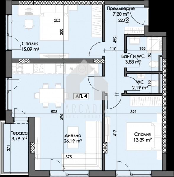 Продава 3-СТАЕН, гр. Пловдив, Тракия, снимка 2 - Апартаменти - 49954773