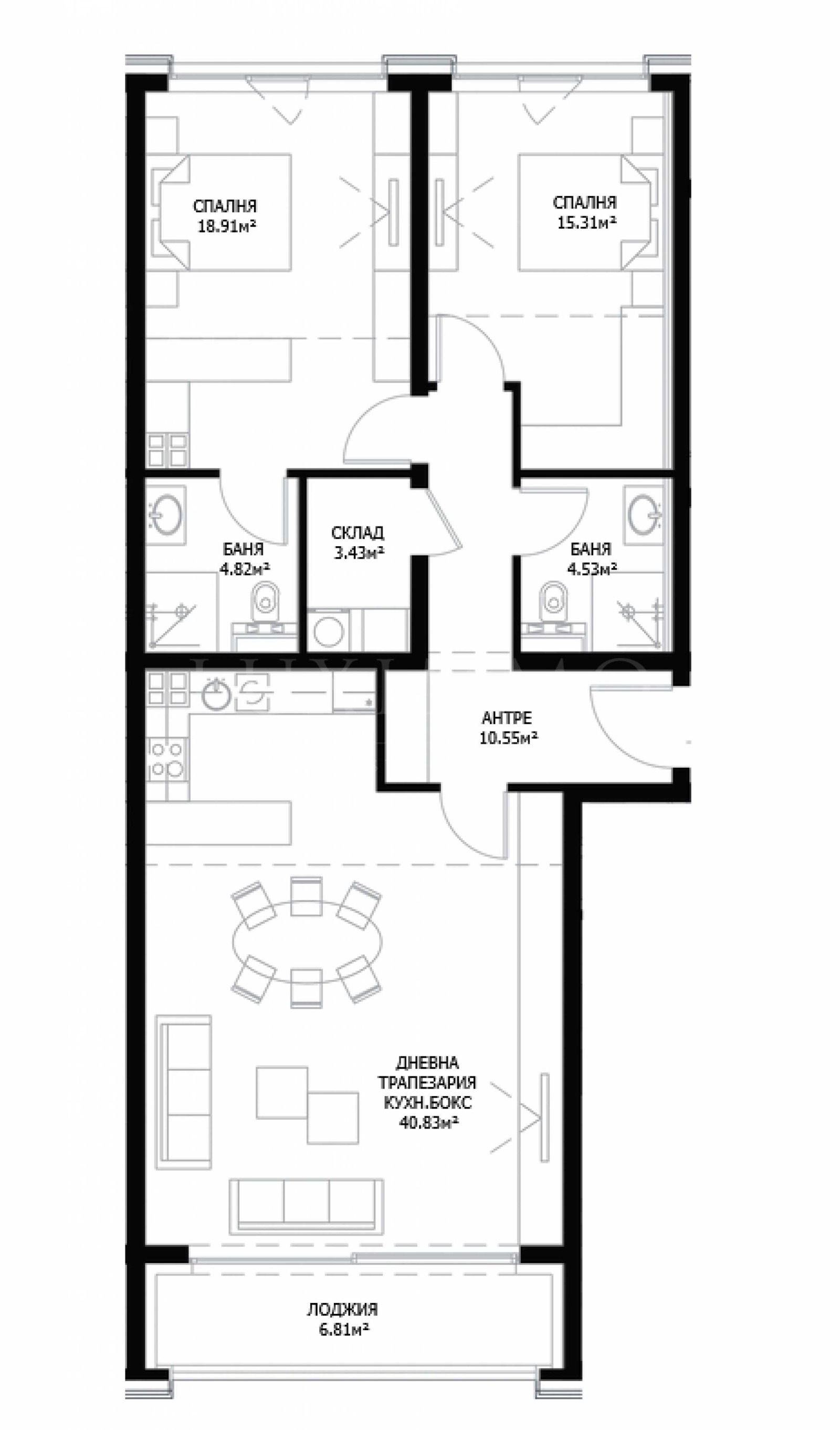 Продава 3-СТАЕН, гр. София, Драгалевци, снимка 6 - Апартаменти - 56740356