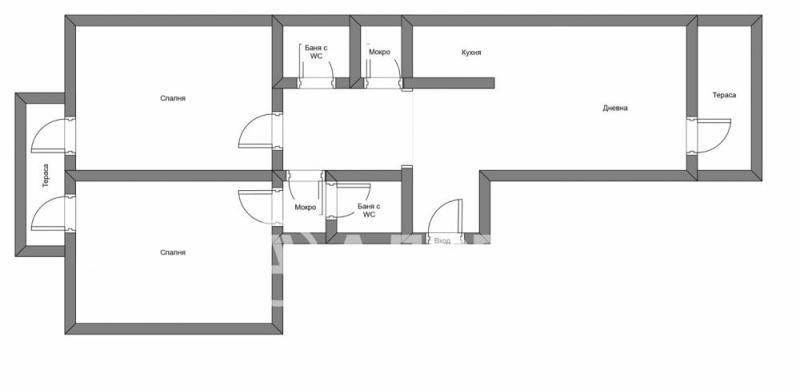 Te koop  2 slaapkamers Sofia , Serdika , 106 m² | 98509157 - afbeelding [4]