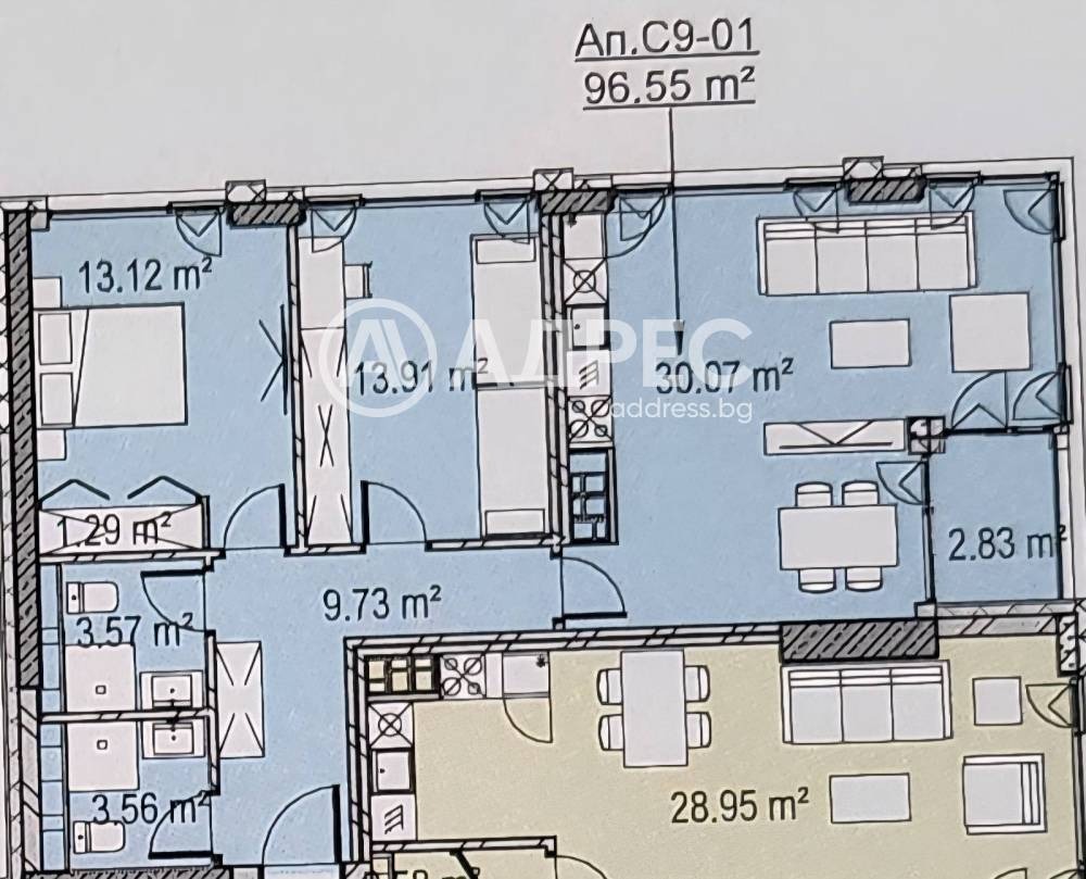 Продава 3-СТАЕН, гр. София, Дружба 1, снимка 4 - Апартаменти - 55922292
