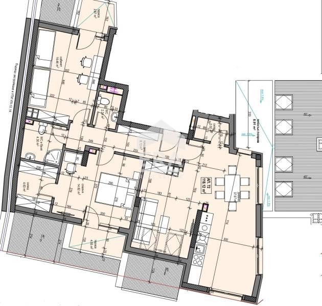 Продава 3-СТАЕН, гр. София, Банишора, снимка 3 - Aпартаменти - 47460782