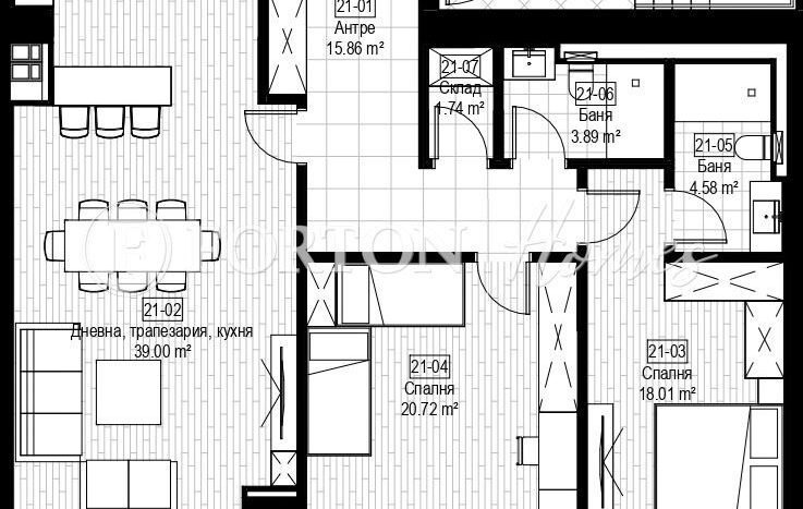 Продаја  3 спаваће собе Софија , Младост 3 , 330 м2 | 32527534 - слика [13]