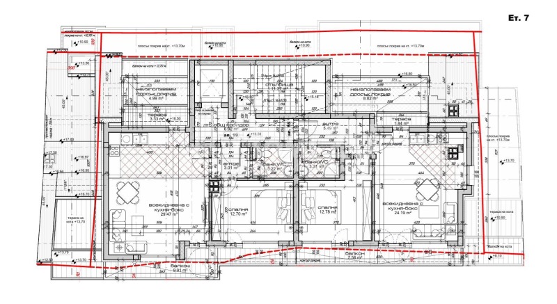 Na prodej  1 ložnice Varna , Kolchozen pazar , 82 m2 | 41243336 - obraz [4]