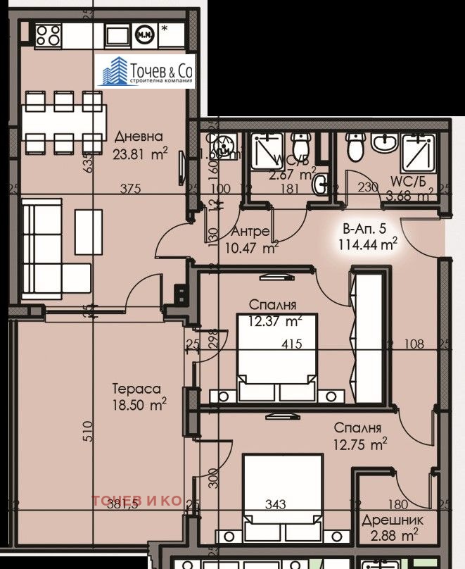 Продава  3-стаен град Бургас , Меден рудник - зона В , 115 кв.м | 49729297