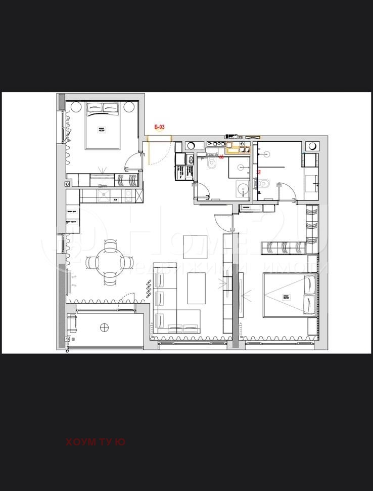 Продава 3-СТАЕН, гр. София, Кръстова вада, снимка 13 - Апартаменти - 54253165