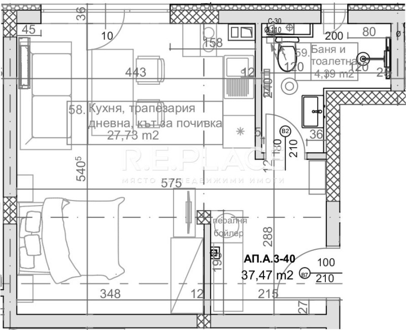 Продава  1-стаен град Варна , к.к. Слънчев ден , 52 кв.м | 58601878 - изображение [2]