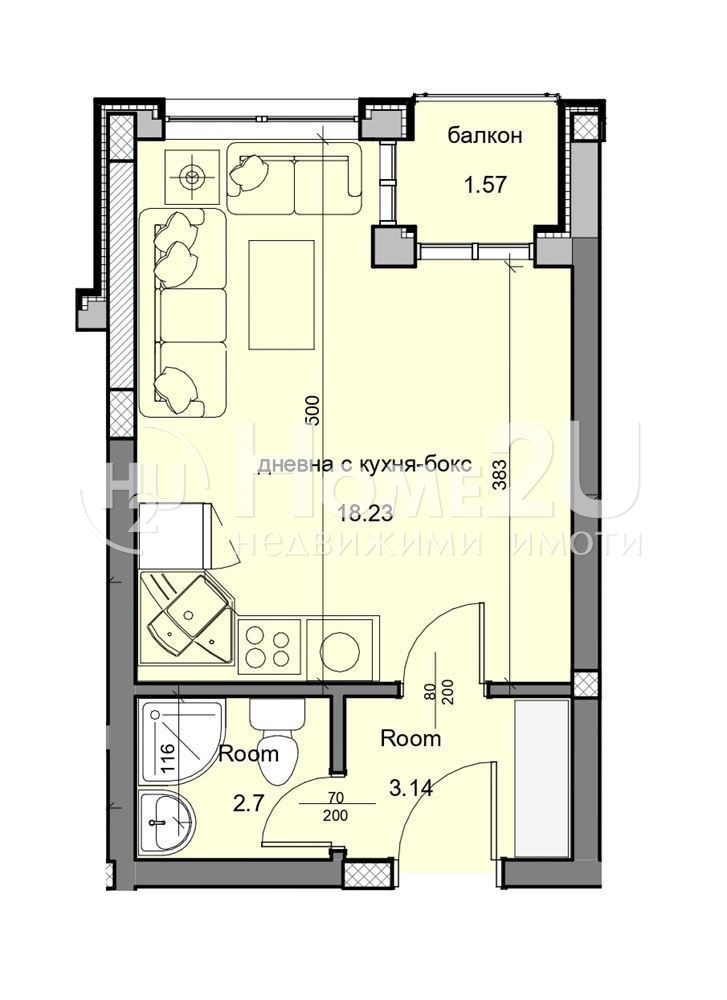 In vendita  Studio Varna , Izgrev , 35 mq | 50536107 - Immagine [2]