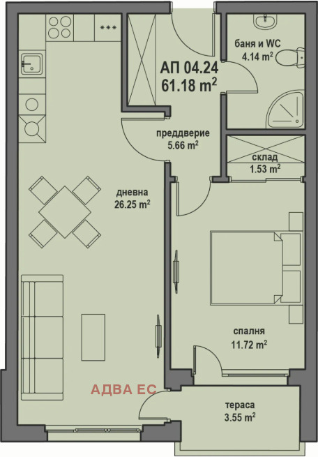 Продава 2-СТАЕН, гр. София, гр. Банкя