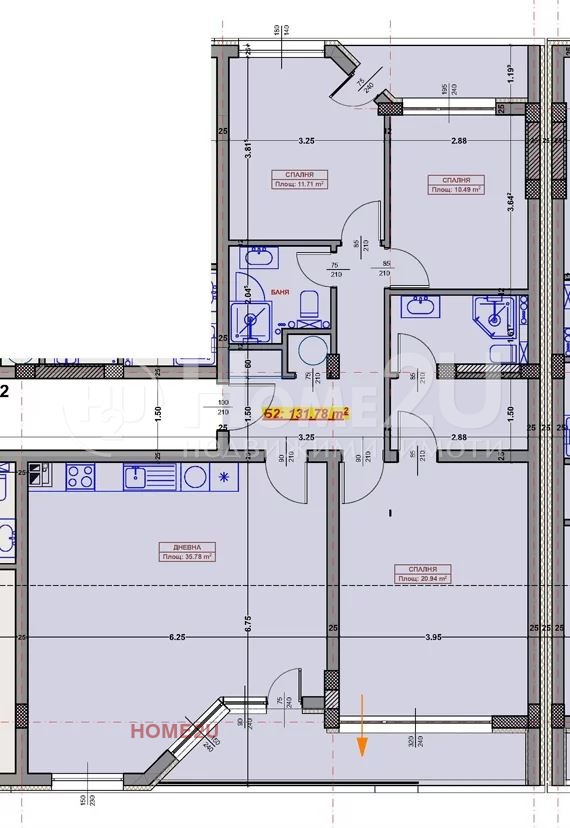 Продава 4-СТАЕН, гр. Варна, Възраждане 1, снимка 3 - Апартаменти - 52366779