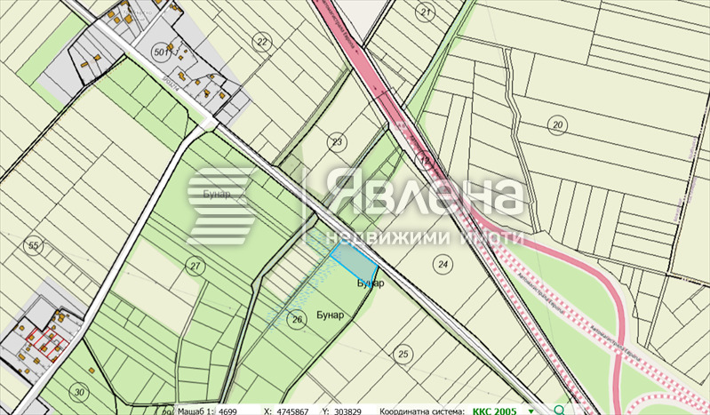 Продава ПАРЦЕЛ, с. Храбърско, област София област