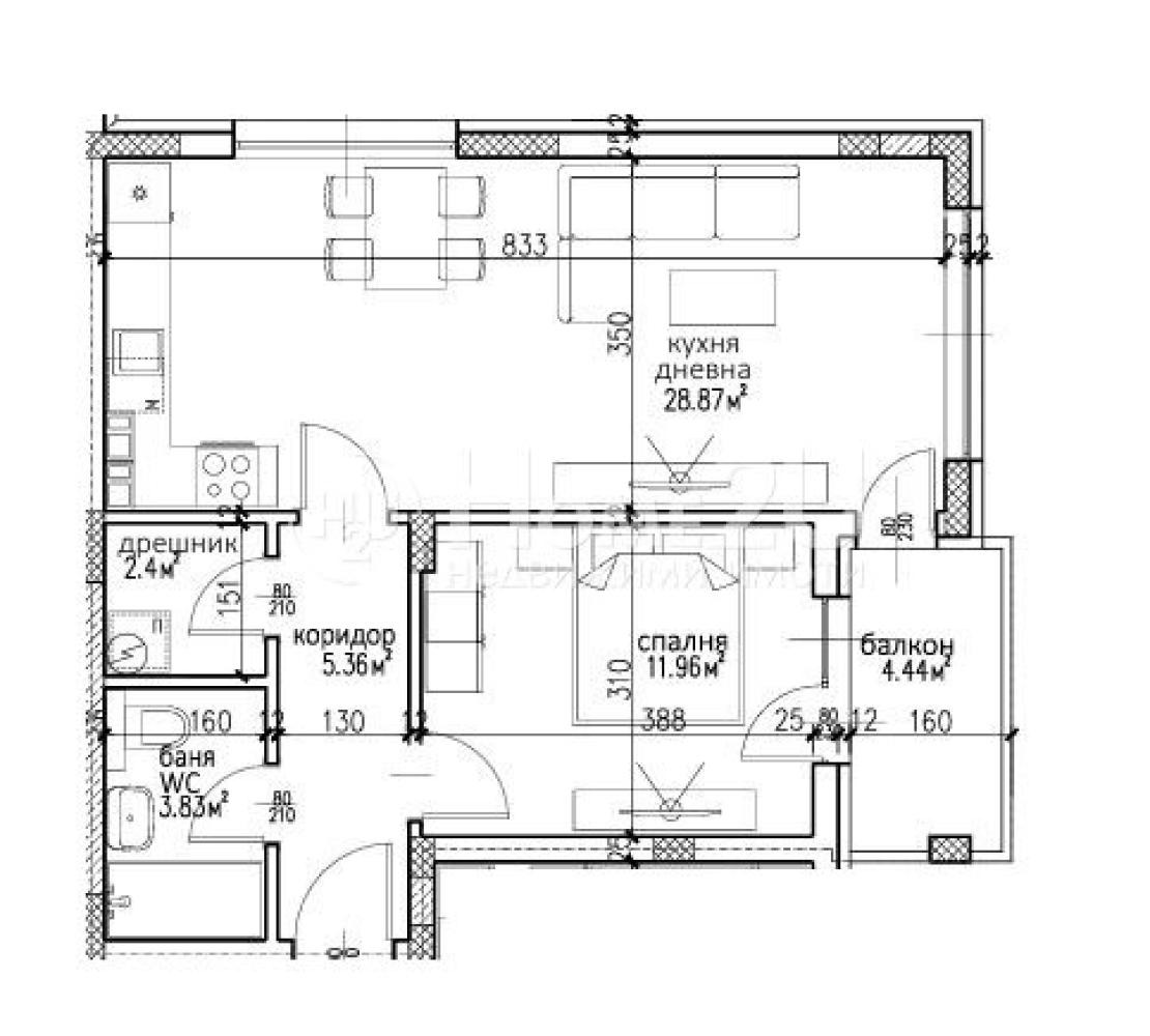 Продава 2-СТАЕН, гр. Варна, м-т Ален мак, снимка 4 - Апартаменти - 54272047