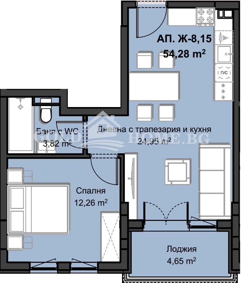 Na prodej  1 ložnice Plovdiv , Christo Smirnenski , 71 m2 | 50084118 - obraz [8]