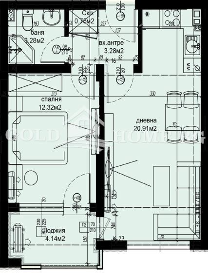 Продава 2-СТАЕН, гр. Пловдив, Христо Смирненски, снимка 2 - Апартаменти - 53371624