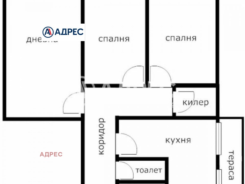 Продаја  2 спаваће собе Варна , Автогара , 87 м2 | 47911653 - слика [4]