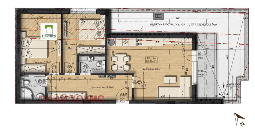 Продава 3-СТАЕН, гр. София, Студентски град, снимка 11 - Апартаменти - 54278028