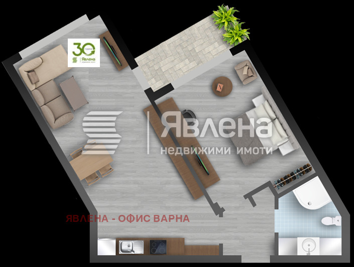 Продава 2-СТАЕН, гр. Варна, к.к. Св.Св. Константин и Елена, снимка 4 - Апартаменти - 55668811