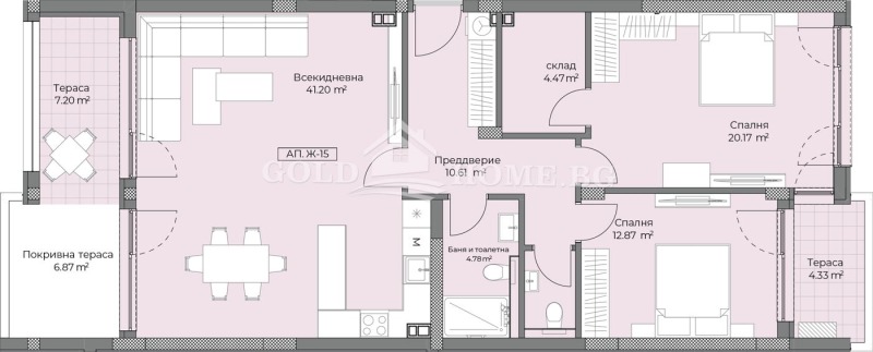 Продава 3-СТАЕН, гр. Пловдив, Остромила, снимка 17 - Aпартаменти - 48128639