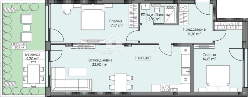 Продава 3-СТАЕН, гр. Пловдив, Остромила, снимка 11 - Aпартаменти - 48128639