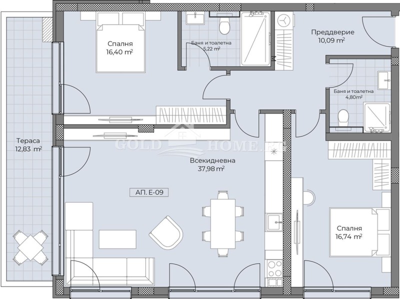 Продава 3-СТАЕН, гр. Пловдив, Остромила, снимка 15 - Aпартаменти - 48128639