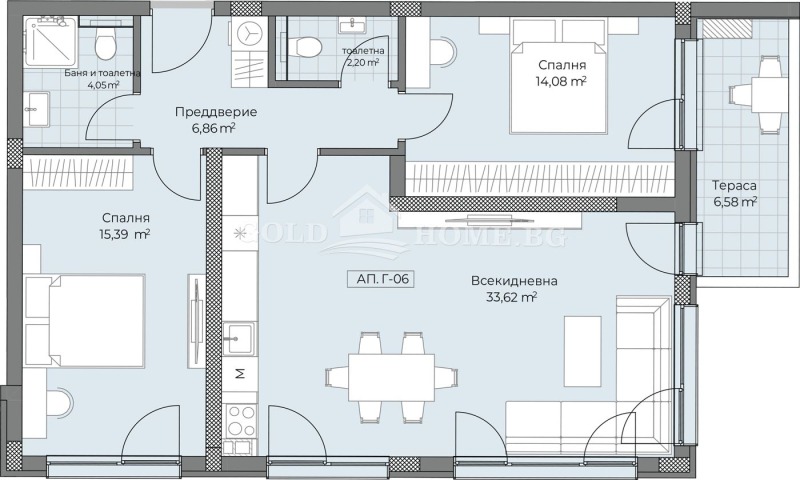 Продава 3-СТАЕН, гр. Пловдив, Остромила, снимка 3 - Aпартаменти - 48128639