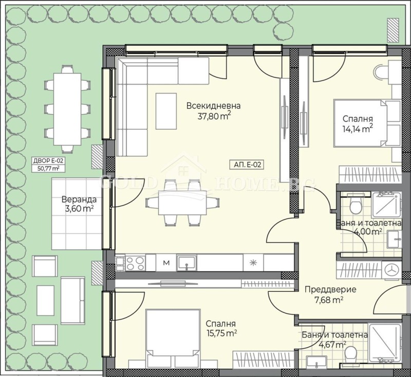 Продава 3-СТАЕН, гр. Пловдив, Остромила, снимка 14 - Aпартаменти - 48128639