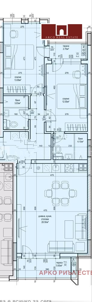 Продава  3-стаен град Пловдив , Каменица 2 , 113 кв.м | 63824610 - изображение [2]