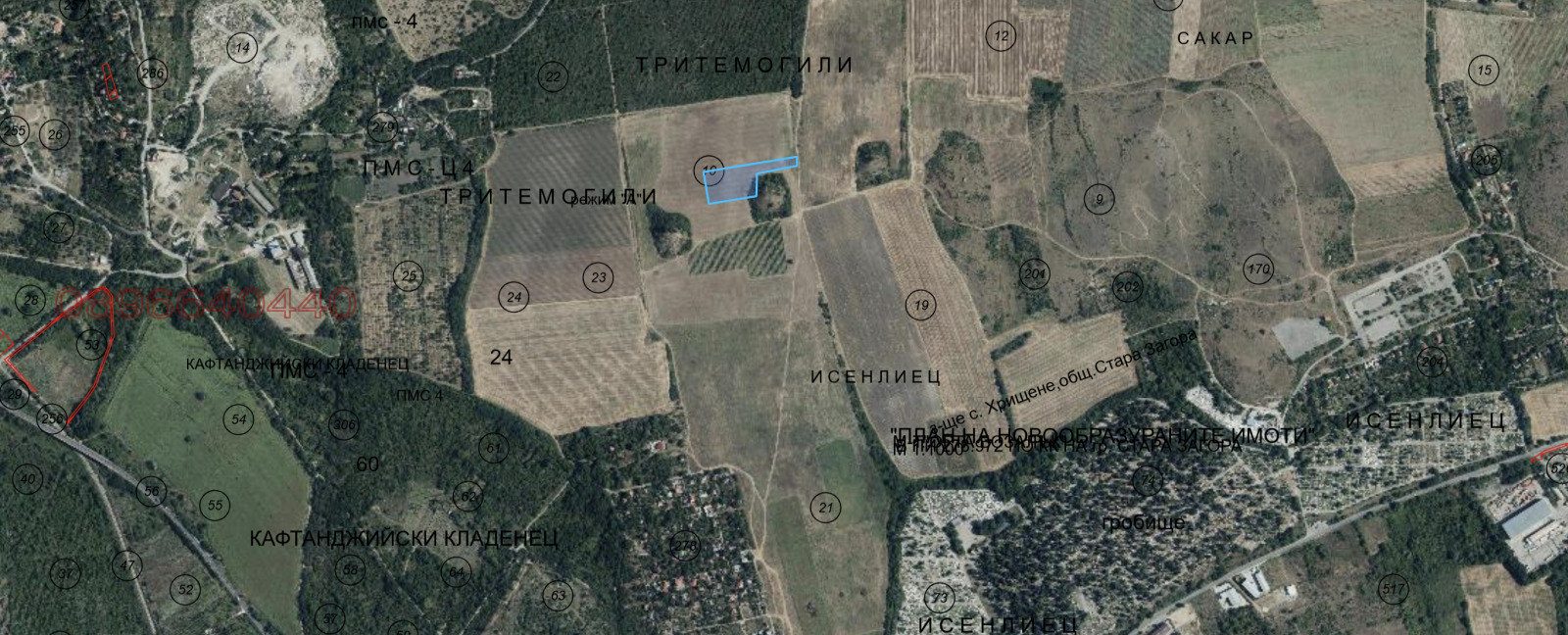 Продава ПАРЦЕЛ, гр. Стара Загора, Самара 3