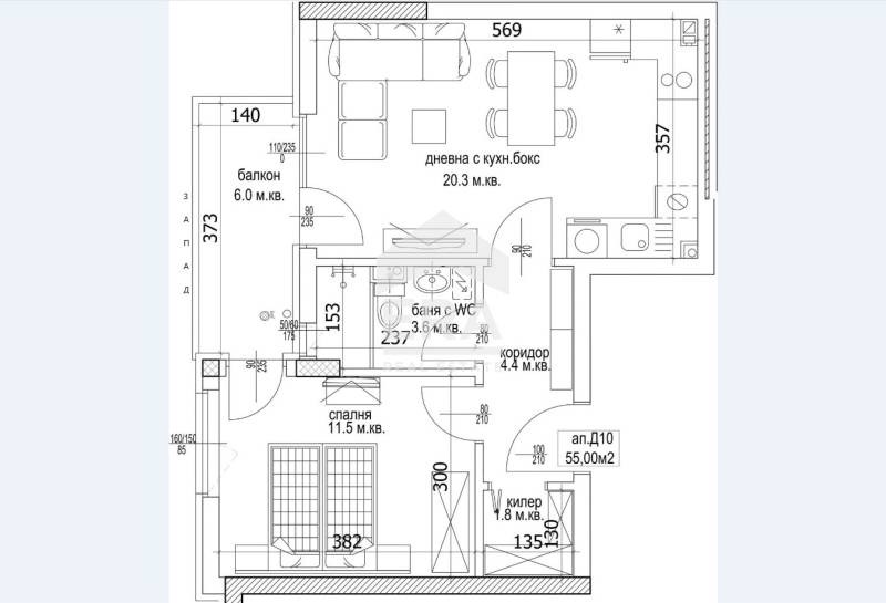 Na prodej  1 ložnice Varna , Kajsieva gradina , 65 m2 | 74557262 - obraz [6]