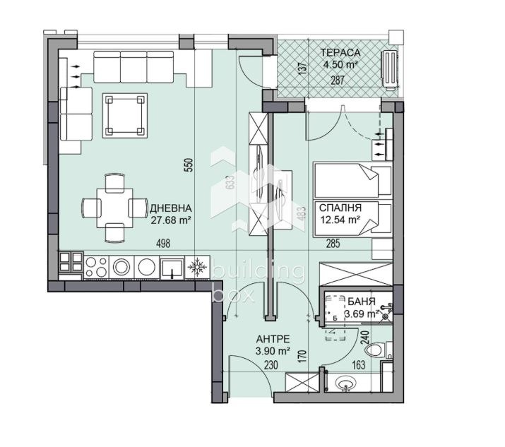 Продава 2-СТАЕН, гр. Пловдив, Гагарин, снимка 2 - Апартаменти - 53509842
